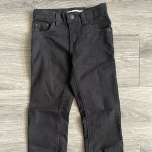 Boys Black Levi Jeans size 6 regular